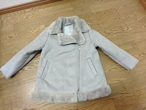 s102k　ZARA　GIRLS　ザラガールズ　子供服　サイズ6　116cm　グレー　アウター　ジャケット　キッズ　上着　女の子