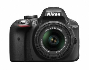 Nikon デジタル一眼レフカメラ D3300 18-55 VR IIレンズキット ブラック D3