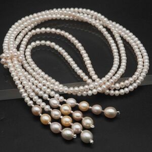 N790 淡水真珠 パール ネックレス デザイン 6月誕生石
