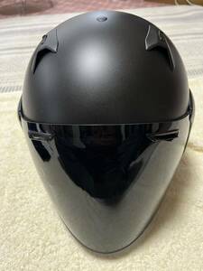 Arai アライ ジェットヘルメット SZ-G フラットブラック　スモークシールド付き　サイズXL61.62cm表示 