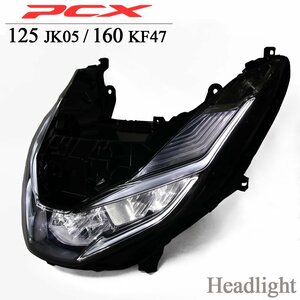 PCX125 JK05 PCX160 KF47 純正タイプ ヘッドライト ヘッドランプ ホンダ 本体 LED ランプ 交換 補修 カスタム ユニット 部品 社外品