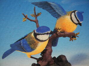 旧グンゼ産業 1/1 SCALE 野鳥コレクション アオガラ BLUE TITS