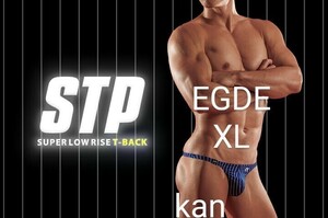 完売品 入手困難 EGDE≪ STP スーパーローライズ Tバック ブルーストライプ XL 新品未使用・ケース付き匿名配送 / TOOT GMW PROPAGANDA GX3