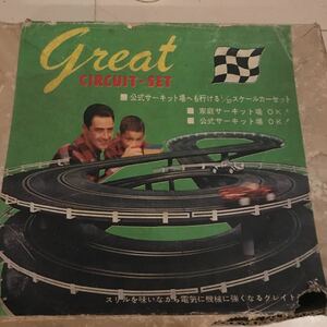 1/32 スケール 1960年代後半 スロットカー コース グレート サーキット セット 当時物 検 ミニカー フェラーリ