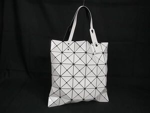 ■極美品■ BAO BAO ISSEY MIYAKE バオバオイッセイミヤケ PVC ハンドバッグ トートバッグ レディース メンズ アイボリー系 AZ0579