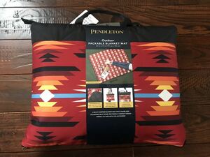 レッド★赤 SHORT SANDS MULTI PENDLETON PACKABLE BLANKET/MAT ペンドルトン ブランケット レジャーマット★新品未使用品