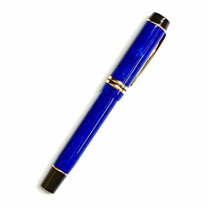 CEM798A PARKER パーカー 万年筆 デュオフォールド インターナショナル レジン ペン先：18K ブルー×ブラック系