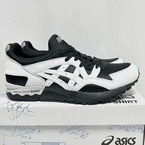 29cm 新品 コムデギャルソン × アシックス コラボ スニーカー GEL LYTE ゲルライト GELLYTE 黒 シューズ COMME des GARCONS SHIRT ASICS