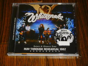 未開封新品 WHITESNAKE / RUN-THROUGH REHEARSAL 1982 初回ナンバリングステッカー付 ZODIAC David Coverdale Jon Lord Cozy Powell 
