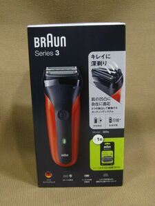 M1-533■即決 未開封品 箱難あり BRAUN ブラウン シリーズ3 電気シェーバー 300S-R-SP レッド