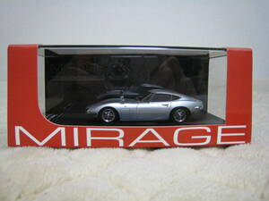 HPI　MIRAGE　1/43　トヨタ　2000GT　サンダーシルバーメタリック