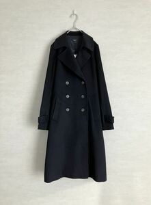 新品 Theory カシミヤ トレンチコート OAKLANE DB BABY CASHMERE ロングコート ブラック カシミヤ100%