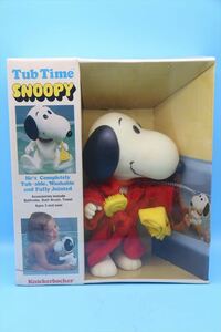 初期 Dead Stock 80s Knickerbocker snoopy Tub Time/スヌーピー ドール/ヴィンテージ/ピーナッツ/176708683