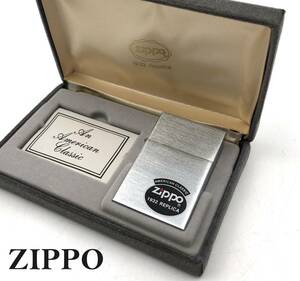 7703000-3【ZIPPO】ジッポ/ジッポー/ライター/オイルライター/オリジナル/1932年/レプリカ/シルバーカラー/喫煙具/喫煙グッズ/保存箱付