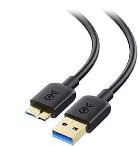 Cable Matters マイクロUSBケーブル Micro USB 3.0ケーブル USB Micro Bケーブル 3m HD