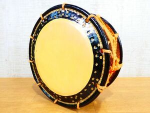 S) 和太鼓 締太鼓 締め太鼓 直径約34.5cm 平太鼓 和楽器 打楽器 伝統楽器 太鼓 ③ ＠100(5)