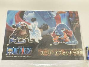 1 ONE PIECE ワンピース スーパーエフェクト 七武海 フィギュア VOL.1 販促用ポスターのみ POSTER