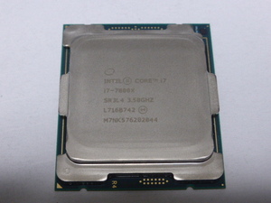 INTEL CPU Core i7 7800X 6コア12スレッド 3.50GHZ SR3L4 LGA2066 CPUのみ 起動確認済みです