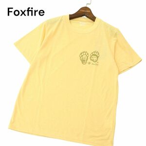 新品★ Foxfire フォックスファイヤー 吸汗速乾 UVカット Cシールド フットマーク 半袖 Tシャツ Sz.M　メンズ アウトドア　A4T04629_4#D