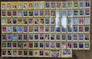 バンダイ版 遊戯王 カードダス 1弾～3弾 ノーマルカード(カード名が金色含む) 全109種 コンプセット