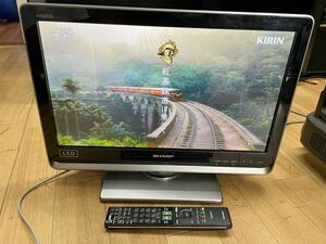 SHARP/シャープ AQUOS 液晶テレビ LC-20DZ3 20インチ リモコン付き 