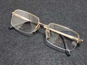 新品　RODENSTOCK ローデンストック　日本製　メガネ　眼鏡　高級感　上品　ハーフリム　チタン　ゴールド　バネ丁番