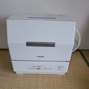 Panasonic パナソニック 電気食器洗い乾燥機 通電確認済み NP-TCR1 ホワイト 食洗機 プチ食洗 2人暮らし