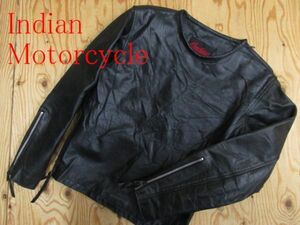 ★インディアンモーターサイクル Indian★メンズ 牛革ステアハイド プルオーバーライダースジャケット★R60421036A