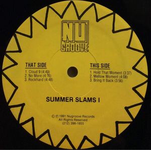 ART OF NOISE / MOMENTS IN LOVEネタ / How & Little - Summer Slams I /Nu Groove Records NG-086 / bob james