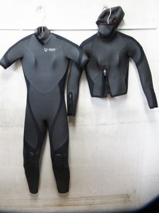 World Dive ワールドダイブ AQCIA DIVE HOUSE ウェットスーツ半袖 長袖トップス セット 着丈 約129cm レディース管理6E0219B-E01