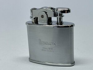 送料無料 RONSON[ロンソン]フリントオイルライター スタンダード クロームサテン R02-1030