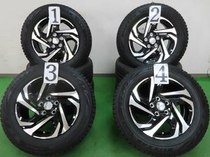 4本 WREST 16インチ 6.5J +45 114.3 スタッドレス ブリヂストン ブリザック VRX2 205/65R16 トヨタ ヤリスクロス カムリ エスティマ 平面座