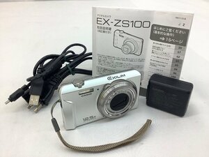 カシオ デジタルカメラ EX-ZS100 動作確認済み バッテリー残量不明・充電器欠品 中古品 ACB