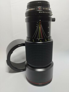 【ジャンク品】Tokina/トキナー AT-X 80ー200ｍｍ 1:2.8 望遠カメラ レンズ ペンタックス マウント レンズ中曇り汚れあり 