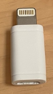 ラスタバナナ USB-microB=Lightning変換アダプター／MFi認証品