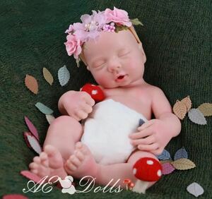 リボーンドール　完全フルシリコン　リアル赤ちゃん　ベビードール　本物の新生児　非常に高い技術　リアル質感　リアル塗装