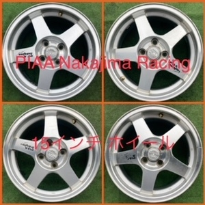 230117-03 アルミホイール　PIAA nakajima Racing 15inch Wheel ROADSTER(NA,NB)/CRX など