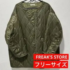 FREAK’S STORE フリークスストア　ノーカラージャケット　オリーブ