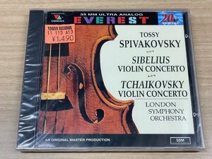 【未開封】【EVEREST】スピヴァコフスキー(ヴァイオリン) シベリウス/チャイコフスキー:ヴァイオリン協奏曲他 EVC9035 EVEREST SPIVAKOVSKY