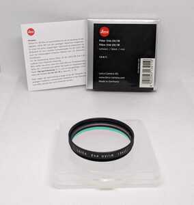 ★美品★Leica ライカ フィルター E46 UV/IR 13411 ブラック #10170 #60 #98#85