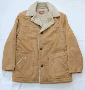 70s Levi’s リーバイス コーデュロイ ボア ジャケット 茶タグ アメリカ ビンテージ デニム Lee Wrangler リー ラングラー アメリカ製 BIGE