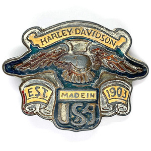 ハーレーダビッドソン ビンテージ バックル HARLEY-DAVIDSON Vintage Buckle ベルト ウィング 羽 翼 Belt Harley Davidson Wing