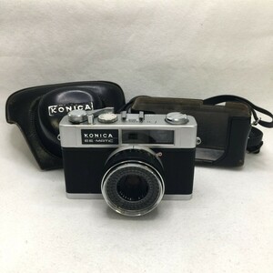 KONICA EE-MATIC Deluxe コニカ EEマチック デラックス レンズ固定式レンジファインダー カバー・ストラップ付 ジャンク品 ／ 05-00927