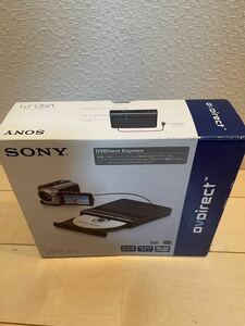 1円〜 即決　新品　未使用　未開封　SONY(ソニー)DVDライター VRD-P1 ブラック コンパクトDVDドライブUSB