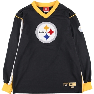 古着 NFL PITTSBURGH STEELERS ピッツバーグスティーラーズ フットボール Vネック ゲームシャツ メンズM /eaa413840