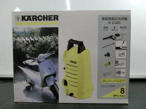 ♪♪【6D19⑧e】KARCHER(ケルヒャー) 家庭用高圧洗浄機　K2.020　コンパクト　未使用♪♪