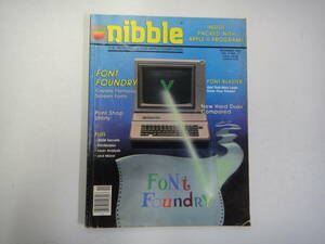 とH-７　THE REFERRENCE FOR APPLE COMPUTING　nibble　’８６．９　FONT FOUNDRY