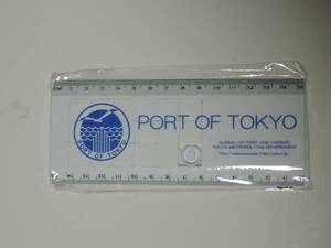 ■非売品・未使用 東京港スライディングブロックパズル15cm定規