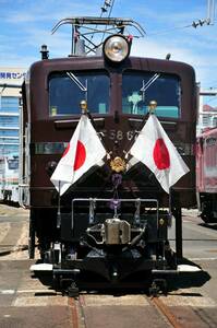 【激レア】鉄道 デジ 写真 画像 EF58-61(ロクイチ) 東京総合車両センター公開展示 5