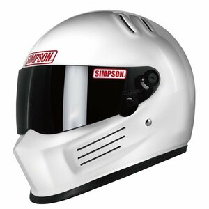 BANDIT Pro SIMPSON 【復刻】 シンプソン フルフェイス バイク用 ヘルメット　ホワイト 59cm